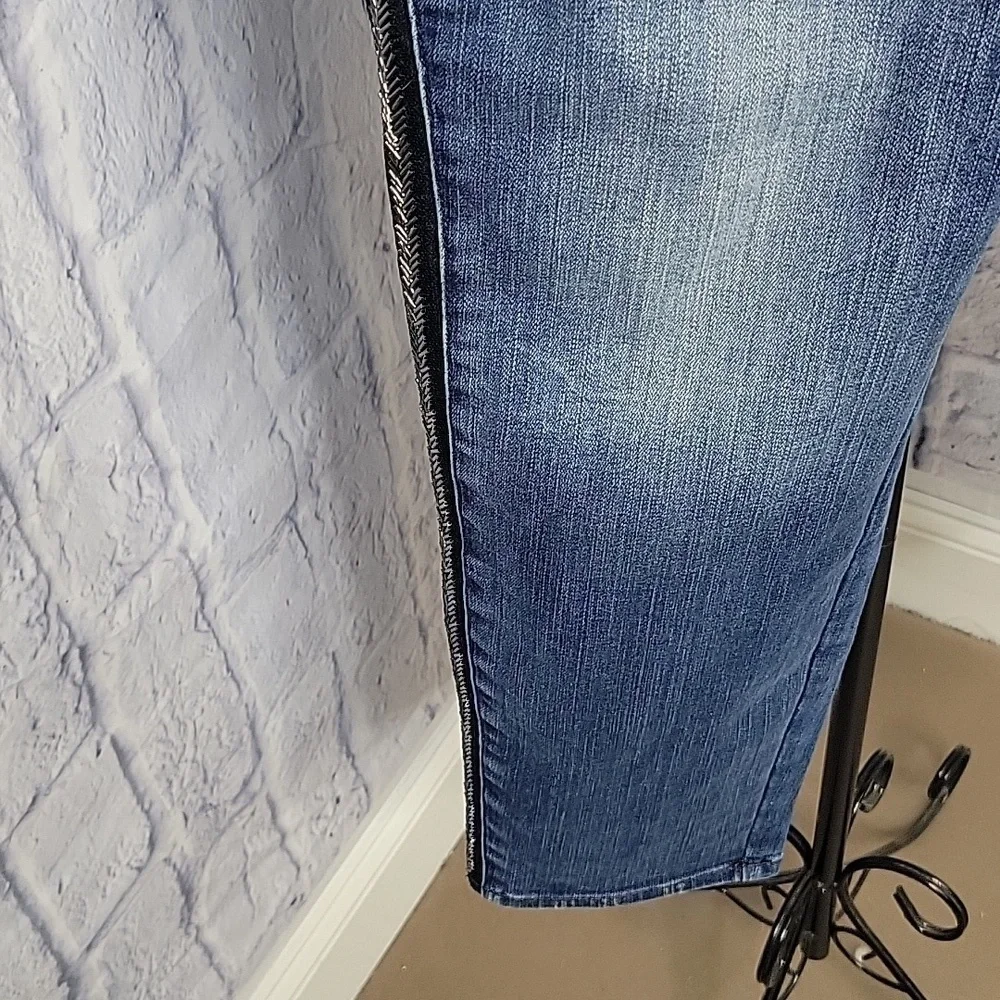WHITE HOUSE BLACK MARKET HIgh Rise Skinny Ankle Jeans Size 14 - Picture 7 of 15
